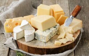 Des morceaux de fromage